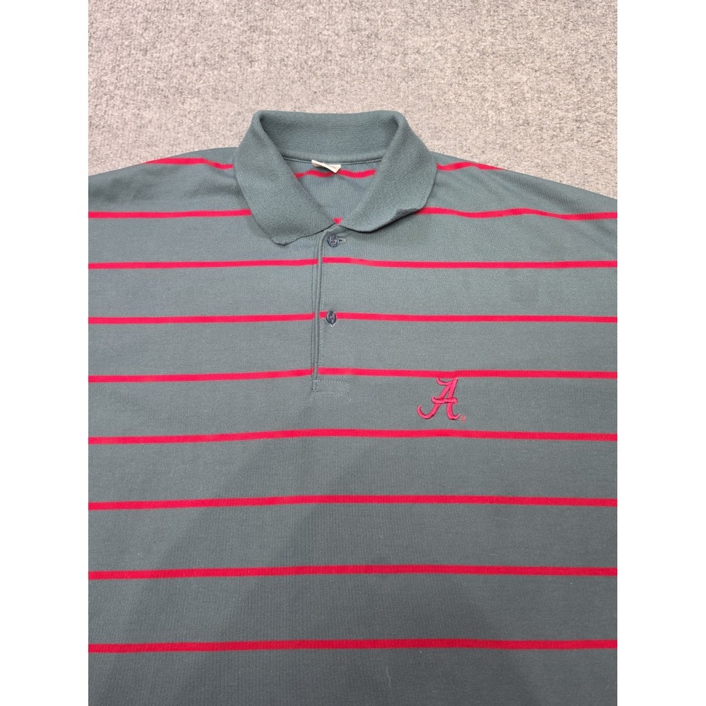 Alabama Crimson Tide Polo Shirt Mens 3XLT Wakefileds College Football Stretch